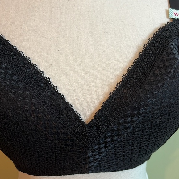 Maidenform black wireless lace trim soft cup bra - Picture 13 of 16